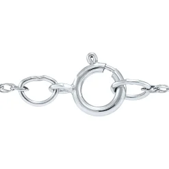 Lab Grown Diamond Open Triangle Pendant In 14K White Gold (1/4 Ct. Tw.)