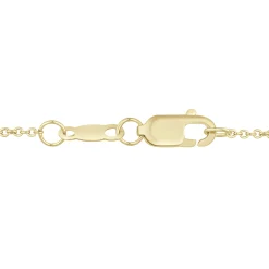Lab Grown Diamond Pear-Shaped Bezel Pendant In 14K Yellow Gold (1/2 Ct. Tw.)