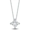 Lab Grown Diamond Princess-Cut Solitaire Pendant In 14K Gold (1/2 Ct. Tw.)