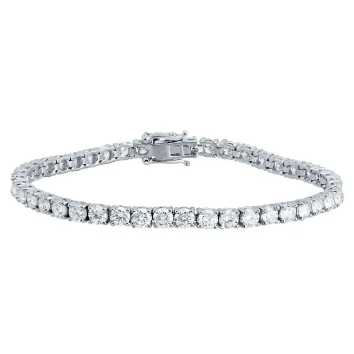 Lab Grown Diamond Tennis Bracelet In 14K White Gold (8 Ct. Tw.)
