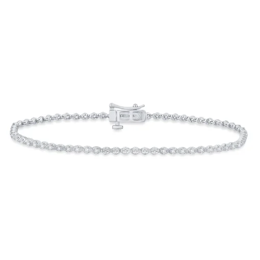 Lab Grown Diamond Tennis Bracelet In 10K White Gold (2 Ct. Tw.)