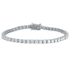 Lab Grown Diamond Tennis Bracelet In 14K White Gold (6 Ct. Tw.)