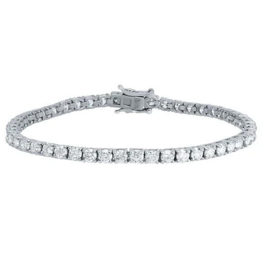 Lab Grown Diamond Tennis Bracelet In 14K White Gold (6 Ct. Tw.)