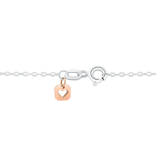 Lab Grown Diamond Vertical Bar Pendant In 14K White Gold (1/2 Ct. Tw.)