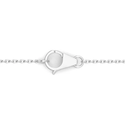 Lab-Created Emerald Pendant With Lab-Created White Sapphires In Sterling Silver