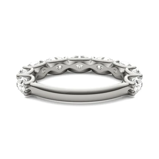 Lab-Created Moissanite Band In 14K White Gold (2-1/3 Ct. Tw.)