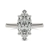 Lab-Created Moissanite Solitaire Engagement Ring (2-1/5 Ct. Tw.)