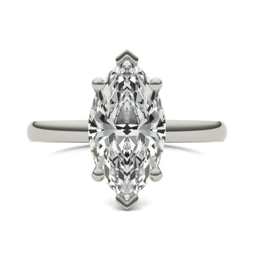Lab-Created Moissanite Solitaire Engagement Ring (2-1/5 Ct. Tw.)