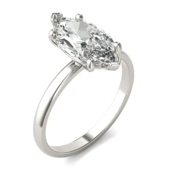 Lab-Created Moissanite Solitaire Engagement Ring (2-1/5 Ct. Tw.)