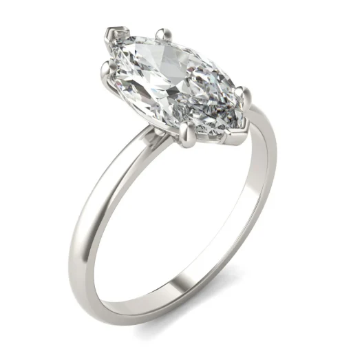 Lab-Created Moissanite Solitaire Engagement Ring (2-1/5 Ct. Tw.)