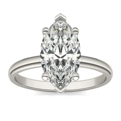 Lab-Created Moissanite Solitaire Engagement Ring (2-1/5 Ct. Tw.)
