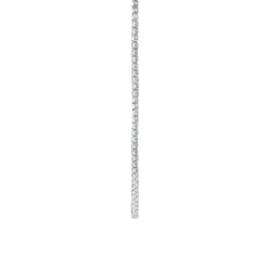 Lab-Created White Sapphire Tennis Necklace In Sterling Silver