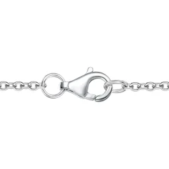 Lapis And Diamond Heart Necklace In Sterling Silver (1/4 Ct. Tw.)