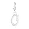Letter O Charm In Sterling Silver