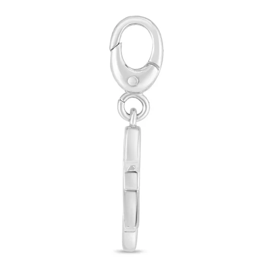 Letter X Charm In Sterling Silver