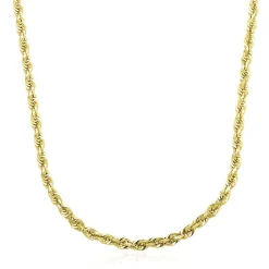 Light Glitter Rope Chain In , 24"