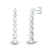 Light Heart® 1 1/4 Ct. Tw. Lab Grown Diamond Dangle Earrings In 14K White Gold