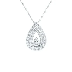 Light Heart® 1 1/2 Ct. Tw. Lab Grown Diamond Pendant In 14K White Gold
