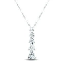 Light Heart® 1/2 Ct. Tw. Lab Grown Diamond Pendant In 14K White Gold