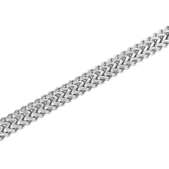 Lion Head Bracelet With Franco Link In Stainless Steel