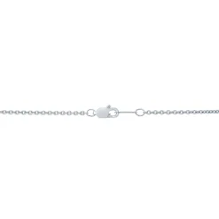 Medallion Necklace With Crescent Moon & Lapis In Sterling Silver