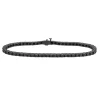 Men's 7 1/2 Ct. Tw. Black Diamond Bracelet In Black Rhodium