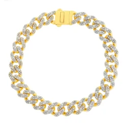 Men's 1 1/8 Ct. Tw. Diamond Bracelet In 10K Yellow Gold