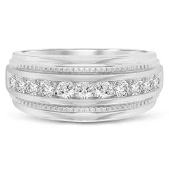 Men's 1/2 Ct. Tw. Diamond Band In 14K Gold