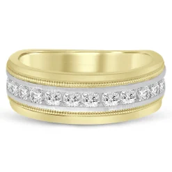 Men's 1 Ct. Tw. Diamond Band In 10K Gold