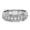 Men's 1/2 Ct. Tw. Diamond Band In 10K White Gold, 4.5Mm