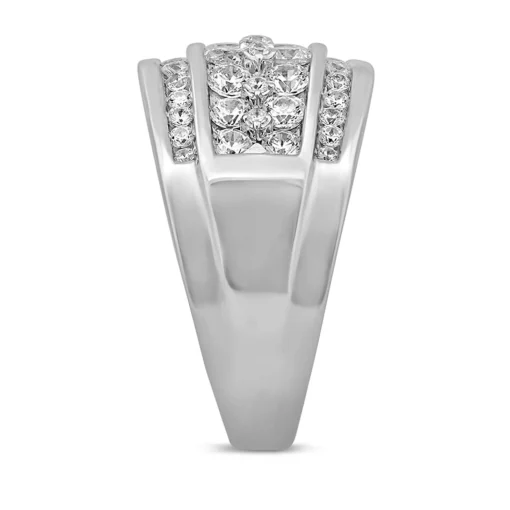 Men's 2 Ct. Tw. Diamond Band In 10K White Gold