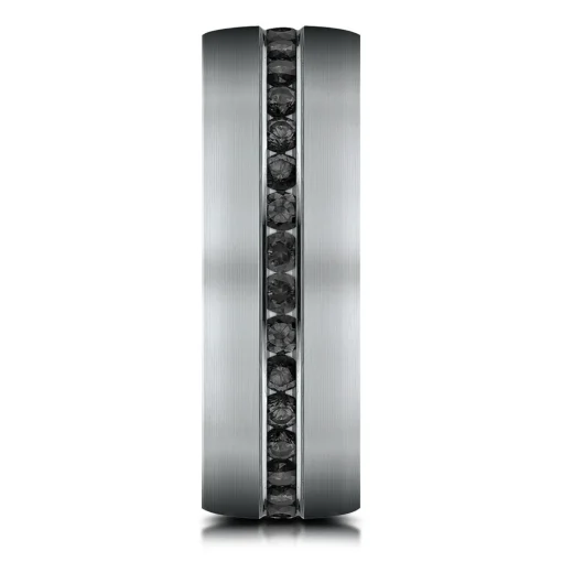 Men's 3/8 Ct. Tw. Diamond Band In Grey Tantalum