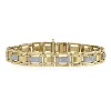 Men's 1/2 Ct. Tw. Diamond Bracelet In 10K Yellow Gold