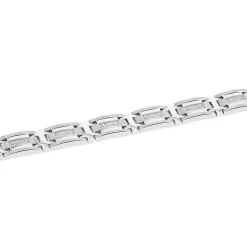 Men's 1/2 Ct. Tw. Diamond Bracelet In Stainless Steel