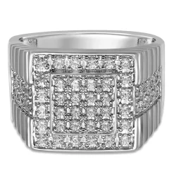 Men's 1 Ct. Tw. Diamond Ring In 10K White Gold