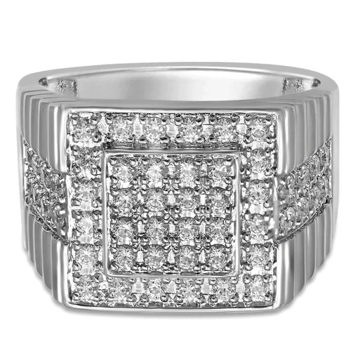 Men's 1 Ct. Tw. Diamond Ring In 10K White Gold