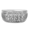 Men's 1 Ct. Tw. Diamond Ring In 10K White Gold