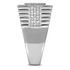 Men's 1 Ct. Tw. Diamond Ring In 10K White Gold