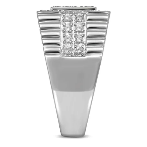 Men's 1 Ct. Tw. Diamond Ring In 10K White Gold