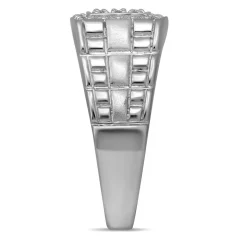 Men's 3/4 Ct. Tw. Diamond Ring In 10K White Gold
