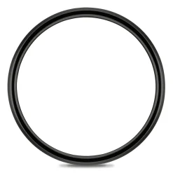 Men's Band In Black Cobalt, 8Mm