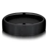 Men's Band In Black Titanium, 6.5 Mm