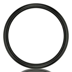 Men's Band In Black Titanium, 6.5 Mm