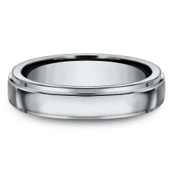 Men's Band In Grey Titanium, 5Mm
