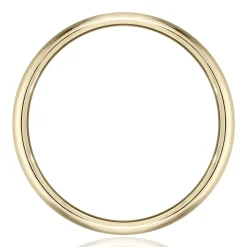 Men's Band In 10K Yellow Gold, 8Mm
