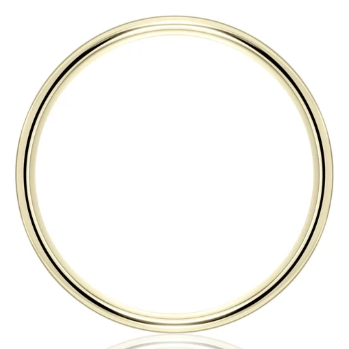 Men's Band In 10K Yellow Gold, 6Mm