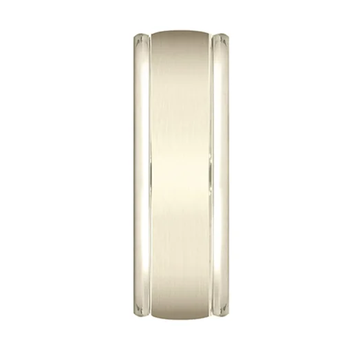 Men's Band In 10K Yellow Gold, 8Mm