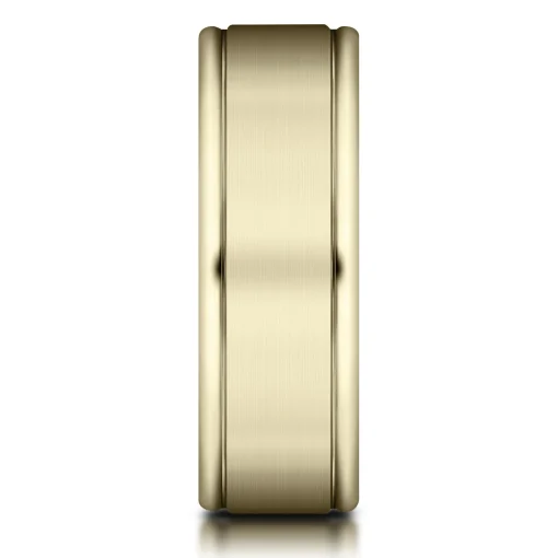 Men's Band In 10K Yellow Gold, 6Mm