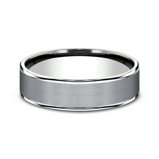 Men's Band In Tantalum