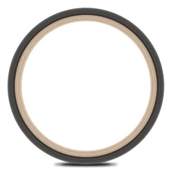 Men's Band In Tantalum & 14K Rose Gold